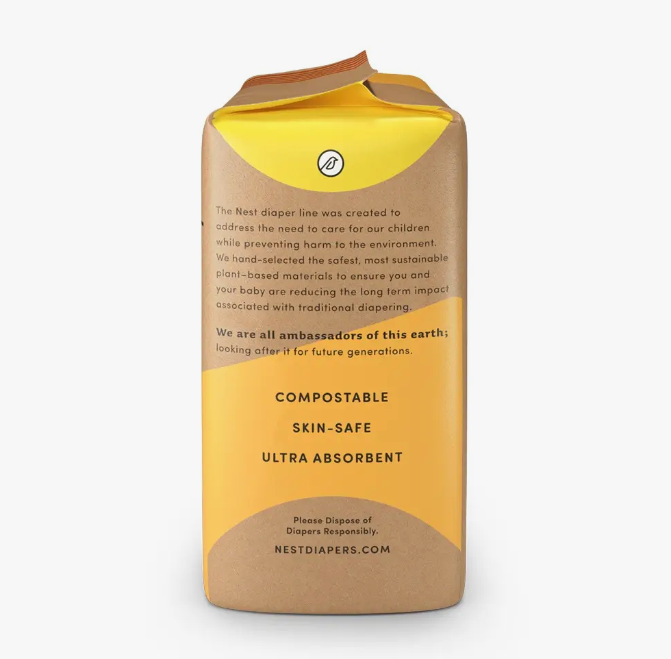 Package of Nest Disposable Diapers