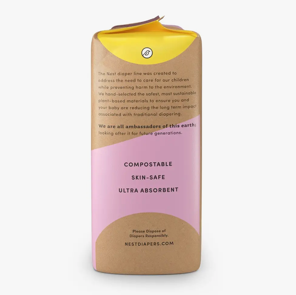 Package of Nest Disposable Diapers