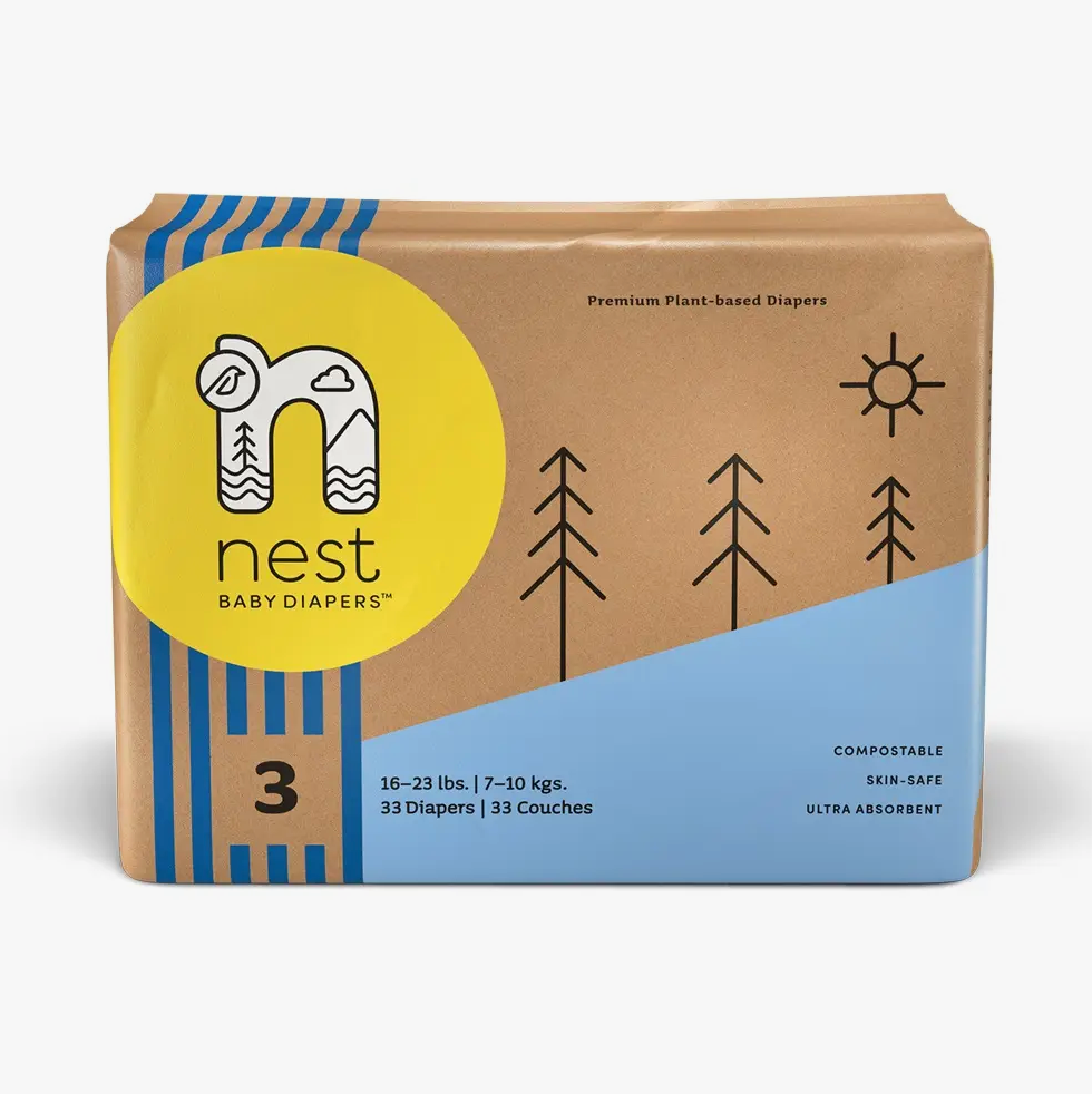 Package of Nest Disposable Diapers