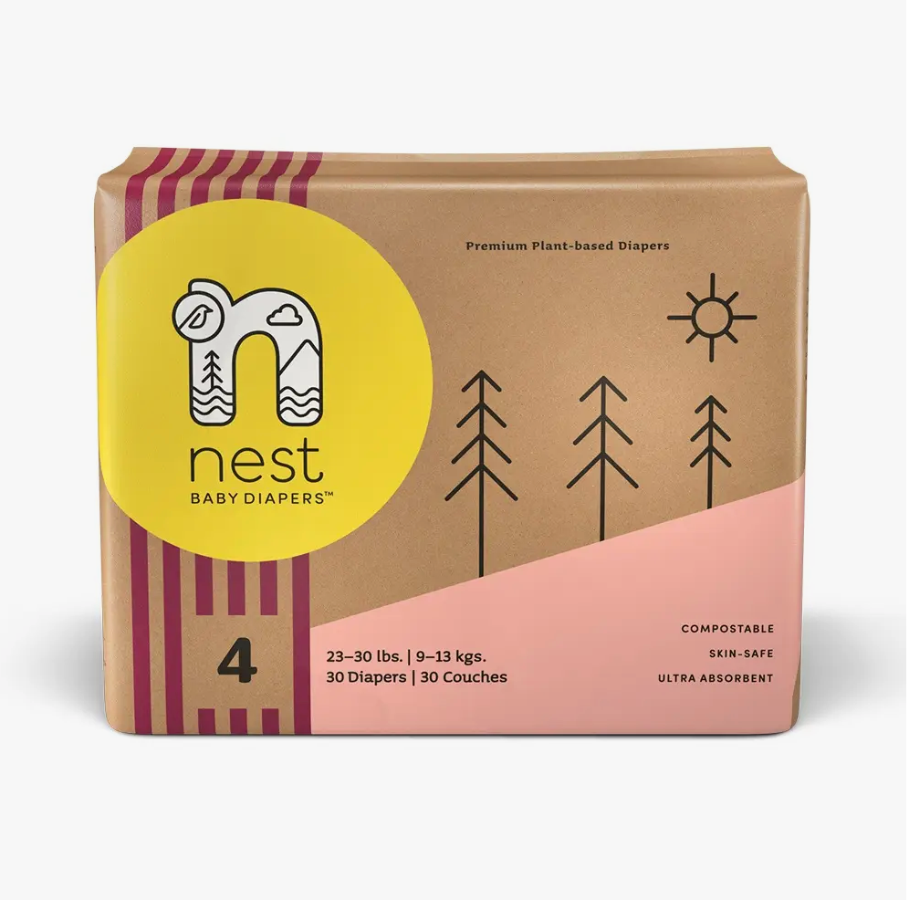 Package of Nest Disposable Diapers