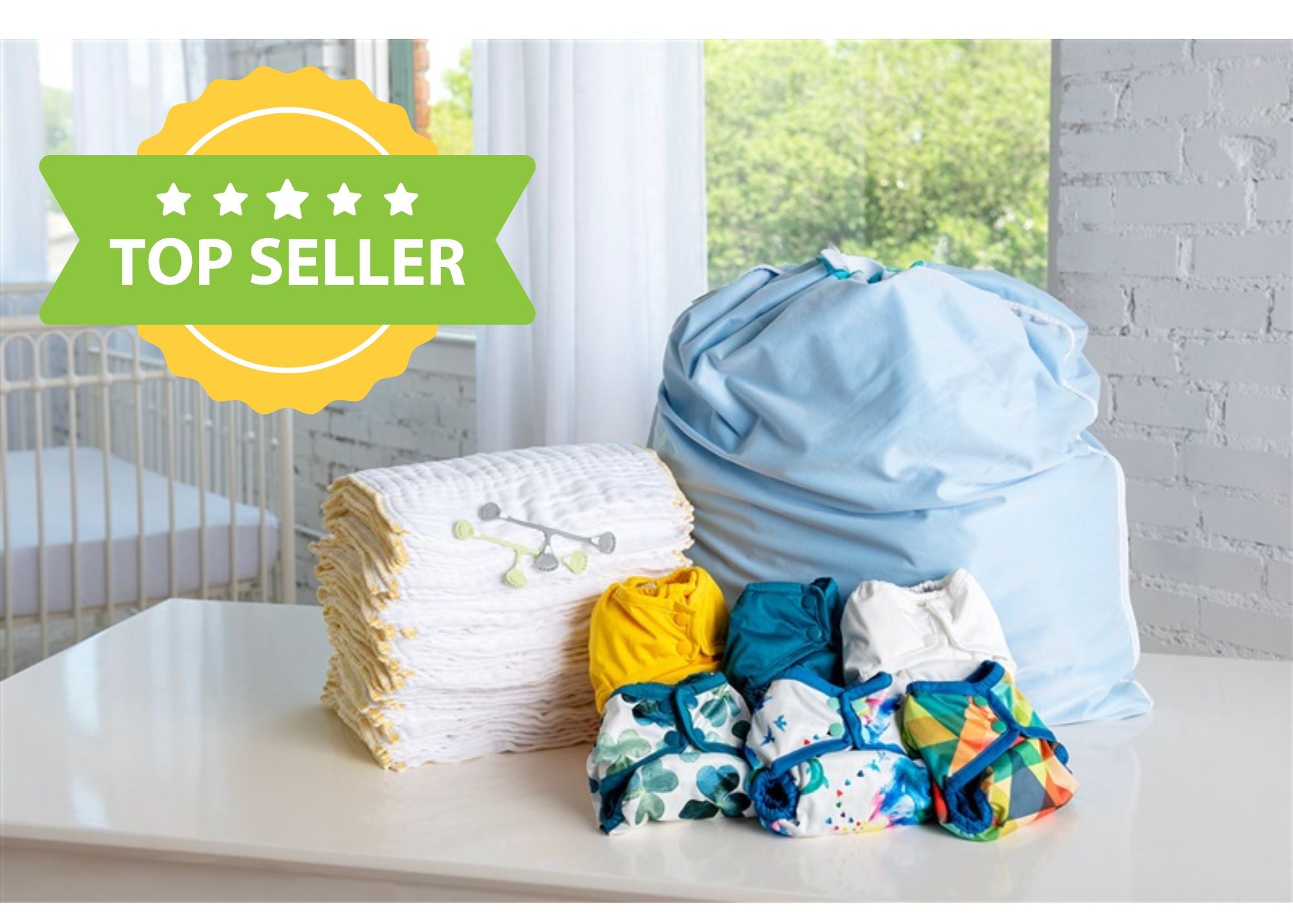 One Month of Cloth Diaper Service | Prefold Diapers