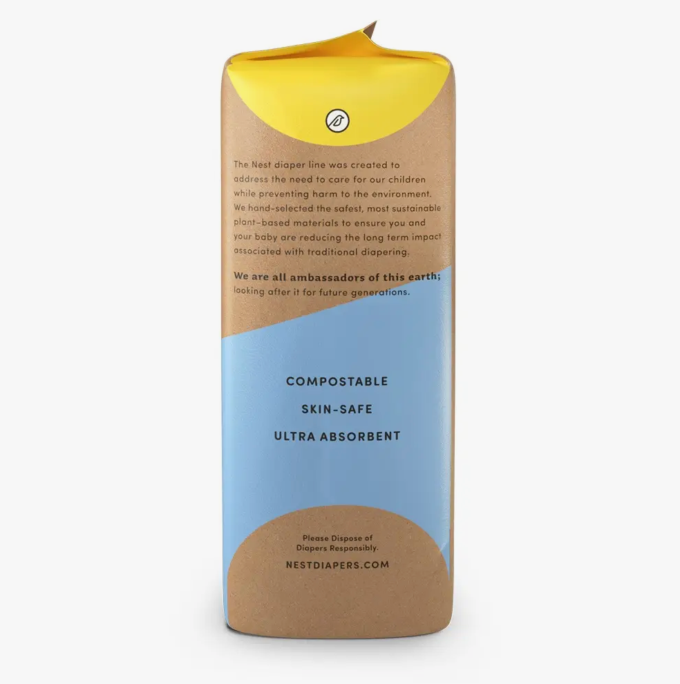 Package of Nest Disposable Diapers