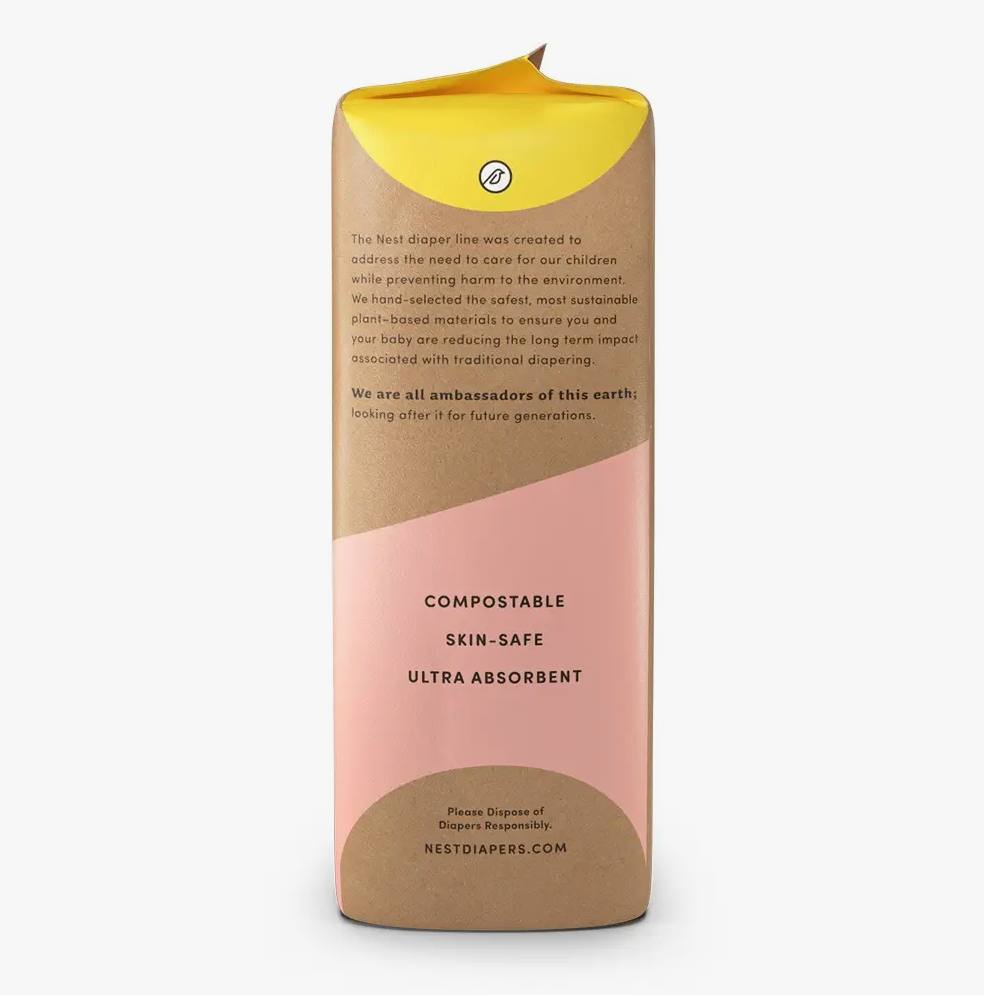 Package of Nest Disposable Diapers